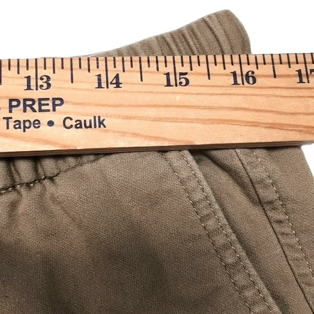 Banana Republic Travel Jogger Pant Mens Size M Xtra Short Workwear Khaki Pull On